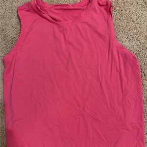 Women's Pink Sleeveless Top